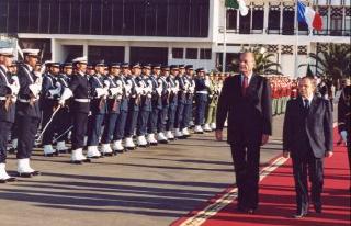Départ du Président de la République - cérémonie officielle.
