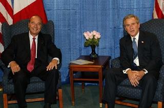 Déplacement aux Etats-Unis - entretien avec M. George W. Bush, Président des Etats-Unis d'Amérique