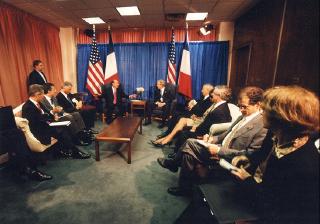 Déplacement aux Etats-Unis - entretien avec M. George W. Bush, Président des Etats-Unis d'Amérique