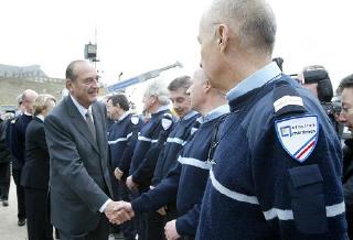 Visite de la base navale de Brest - rencontre avec les personnels des Affaires maritimes
