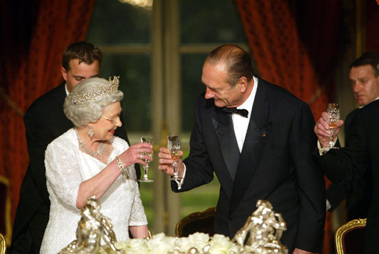 Visite d'Etat de Sa Majesté la reine Elizabeth II et de Son Altesse Royale le duc d'Edimbourg - Dîner d'Etat
