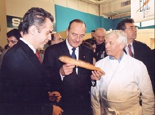 Inauguration par le Président de la République du Salon international de l'agriculture 2003.