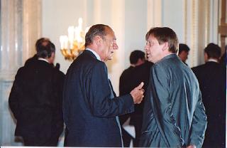 Sommet Union européenne / Russie - Entretien du Président avec M. Guy Verhofstadt, Premier ministre belge.