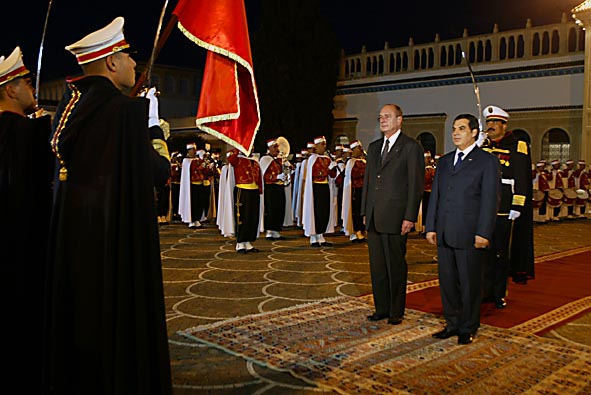 Visite d'Etat en Tunisie - arrivée du Président de la République