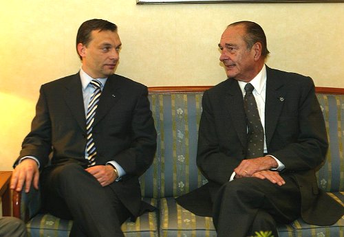 Entretien du Président de la République avec M. Viktor Orban, ancien Premier ministre de la République de Hongrie