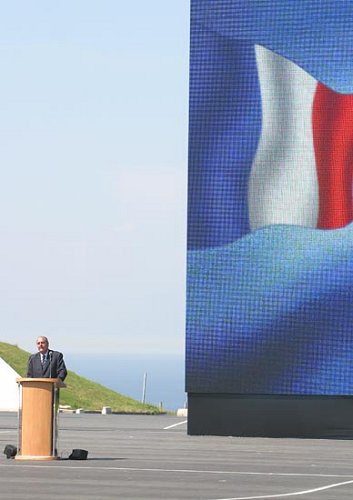 - 60ème anniversaire du débarquement en Normandie - cérémonie internationale - allocution du Président de la République