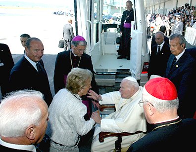 Départ de Sa Sainteté le Pape Jean-Paul II