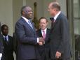 Le PrÃ©sident de la RÃ©publique raccompagne M. Laurent Gbagbo, PrÃ©sident de la RÃ©publique de CÃ´te d'Ivoire à l'issue de l ... - 2
