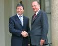 Le Président de la République accueille M. Andreas Fogh Rasmussen, Premier ministre du Danemark