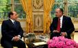 Entretien du Président de la République et de M. Silvio Berlusconi, président du Conseil de la République italienne
