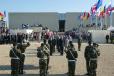 - 60ème anniversaire du débarquement en Normandie - cérémonie franco-allemande - honneurs militaires et revue des troupes (mémorial de Caen) - 3