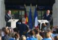 - 60ème anniversaire du débarquement en Normandie - cérémonie franco-allemande - discours du Président de la République (mémorial de Caen) - 3