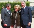 - 60Ã¨me anniversaire du dÃ©barquement en Normandie - le PrÃ©sident de la RÃ©publique et Mme Jacques Chirac, accueillent les membres de ... - 4