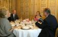 - 60ème anniversaire du débarquement en Normandie - dîner officiel offert par le Président de la République et Mme Jacques Chirac, en l'honneur de M. Vladimir Poutine, Président de la fédération de Russie et de son épouse (Préfecture)