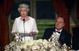 Visite d'Etat de Sa MajestÃ© la reine Elizabeth II et de Son Altesse Royale le duc d'Edimbourg. Allocution de la reine Elizabeth II lors du ...