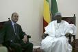 Entretien du Président de la République avec M. Amadou Toumani Touré, Président de la République du Mali à l'assemblée régionale