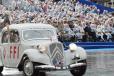 Cérémonies du 60ème anniversaire de la Libération de Paris - cérémonie sur le parvis de l'Hôtel-de-ville - défilé de véhicules civils de collection