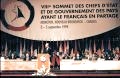 Photo 4 : Moncton - Nouveau-Brunswick - 3 au 5 septembre 1999 - VIII Ã¨me sommet des chefs d'Etat et de gouvernement des pays ayant le franÃ ...