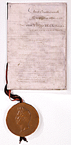 Illustration : La charte constitutionnelle du 14 août 1830