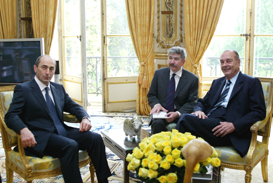 Entretien avec le Président arménien, M. Robert KOTCHARIAN.
