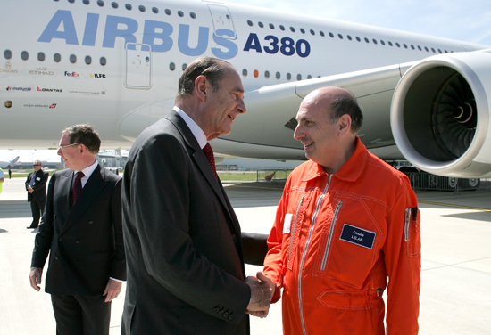 Déplacement à Toulouse - rencontre avec les personnels d'Airbus Industries.