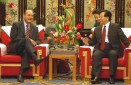 Photo : Entretien du Président de la République avec M. Zeng Quinghong, vice-Président de la République populaire de Chine