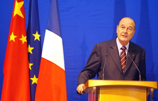 Discours du Président de la République sur les enjeux du partenariat économique industriel et technologique entre la France et la Chine
