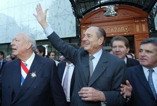 Déplacement du Président de la République, M.Jacques CHIRAC, à Marseille