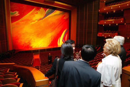Visite de l'opéra de Shanghaï
