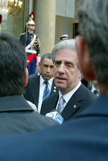 Entretien avec le Président de l'Uruguay.